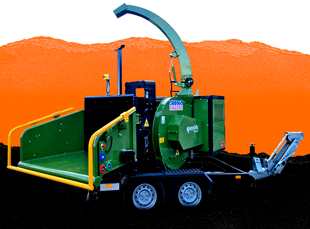 Astilladoras remolcadas